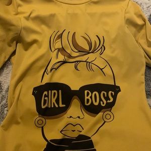 Yellow shirt dress size small good condition clean